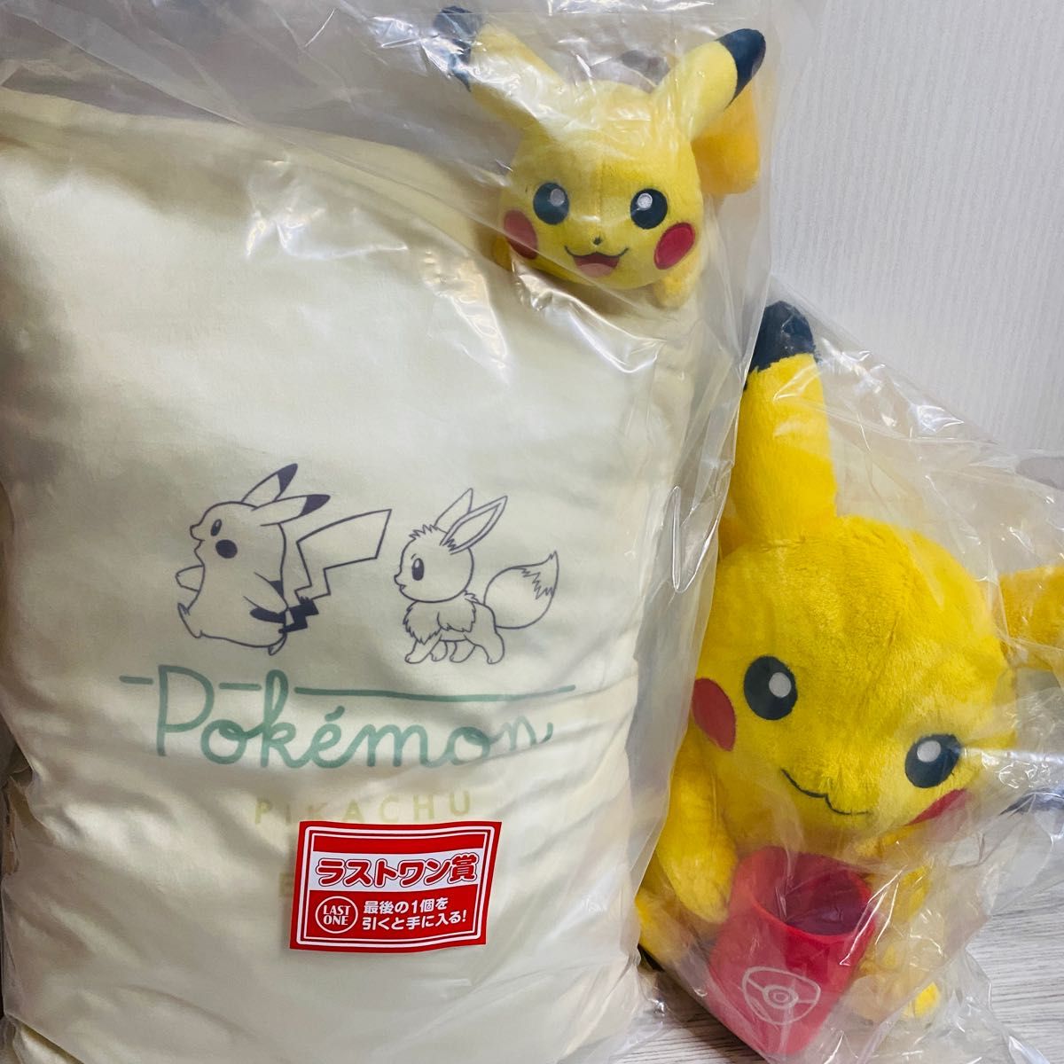 2点セット】一番くじ ポケットモンスター ぬいぐるみ ピカチュウ