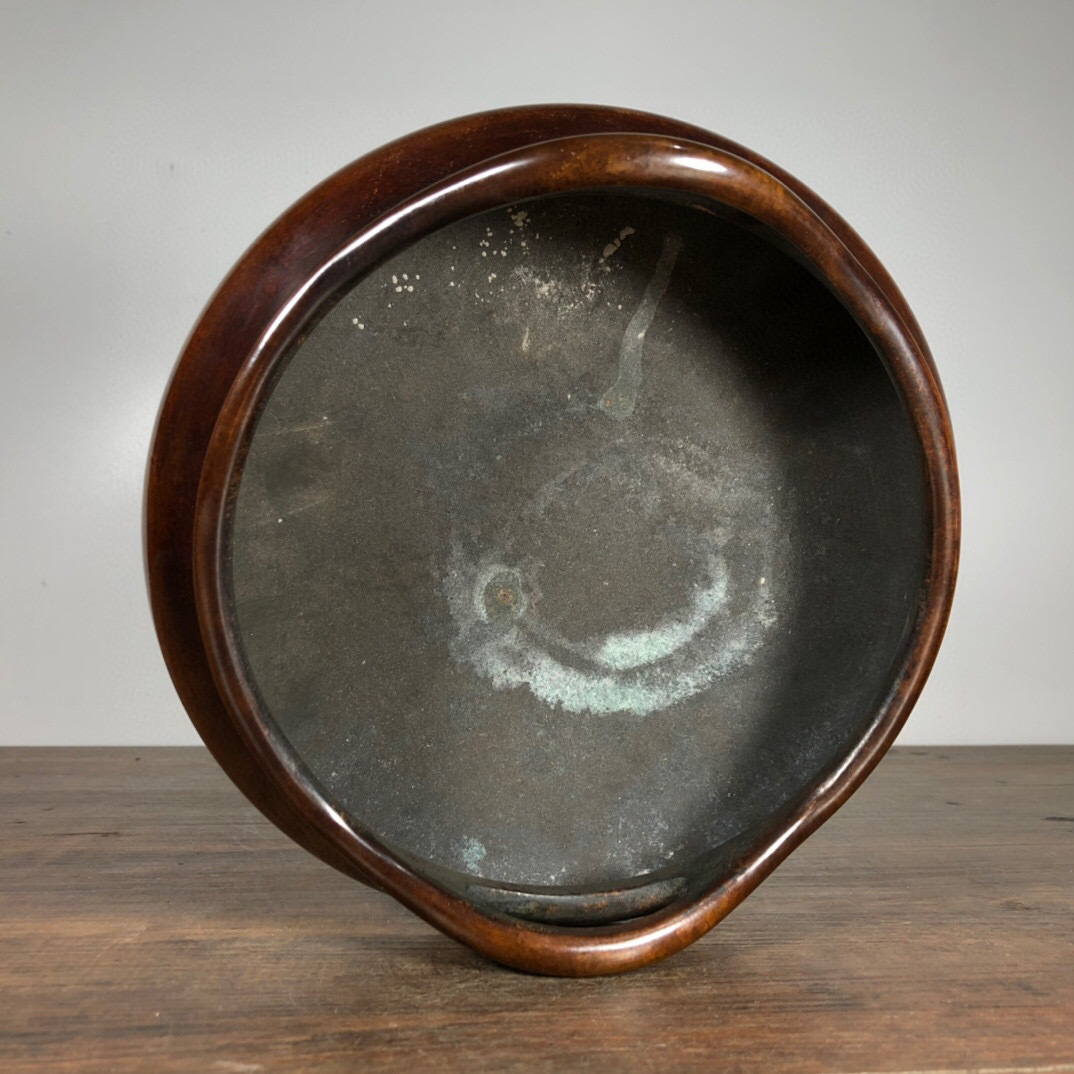 品質一番の 紫銅製 雙耳 三足熏香炉置物 古賞物 中国古玩 中国古美術 
