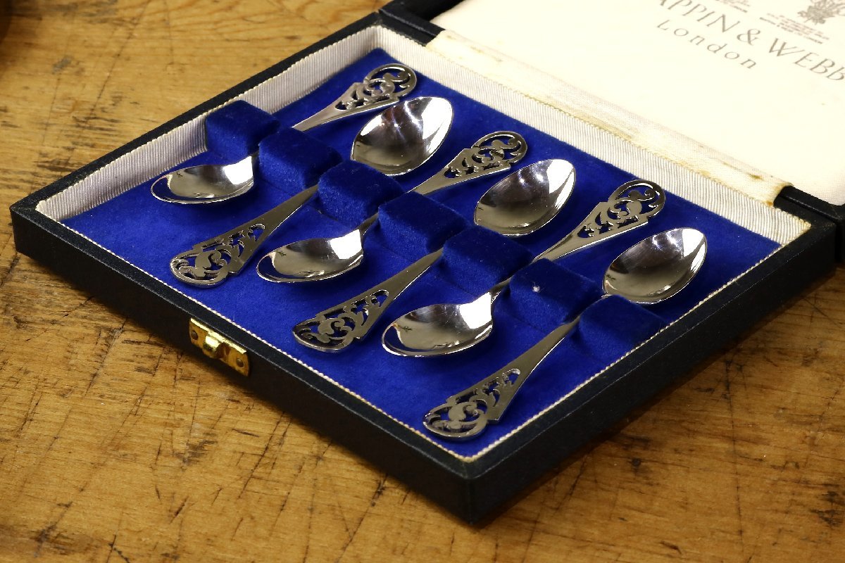 開】Mappin&Webb マッピン&ウェッブ 銀製 ホールマーク スプーン