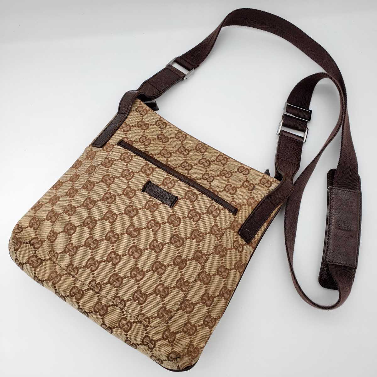 お試し価格!】 GUCCI グッチ ショルダーバッグ GGキャンパス 斜め掛け