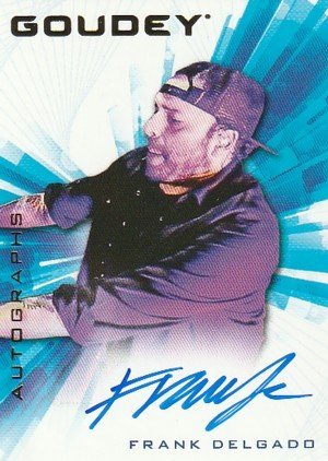 2021 UD GOODWIN CHAMPIONS GOUDEY AUTOGRAPHS Frank Delgado Auto autograph autograph card HIP HOP MUSICIAN