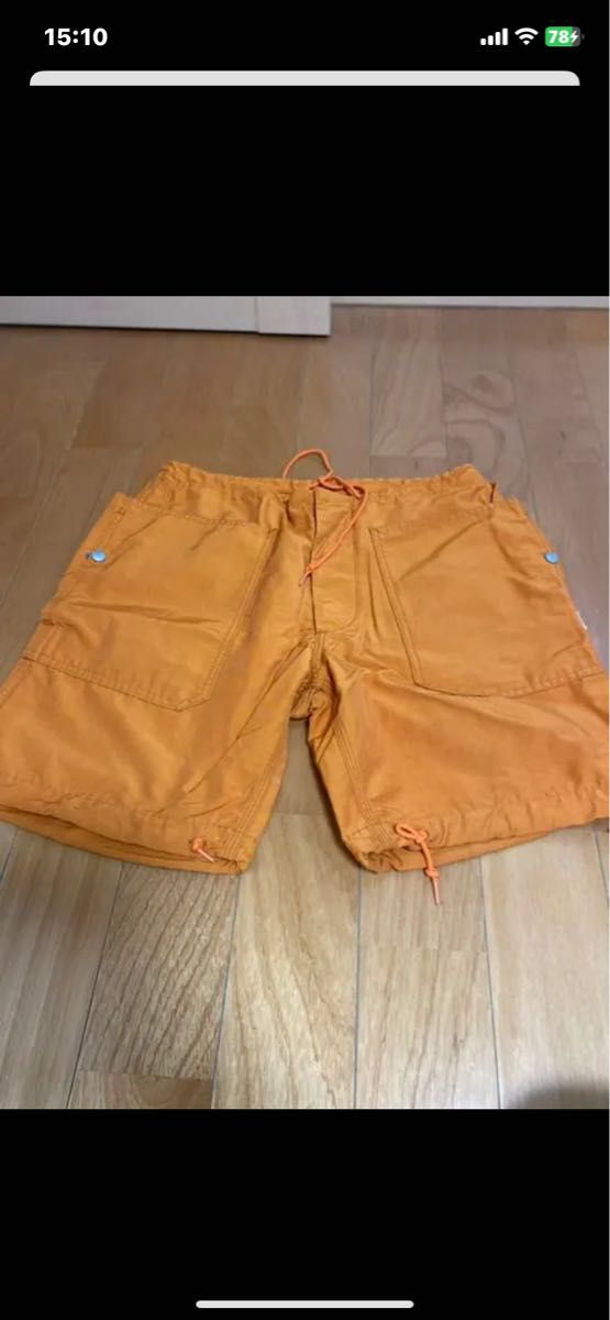 【レアカラー】ササフラス フォールリーフショートパンツ サイズS オレンジ SASSAFRAS(ササフラス)