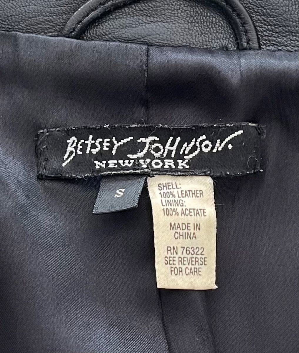 Betsey Johnson レザージャケット 90s ビンテージ