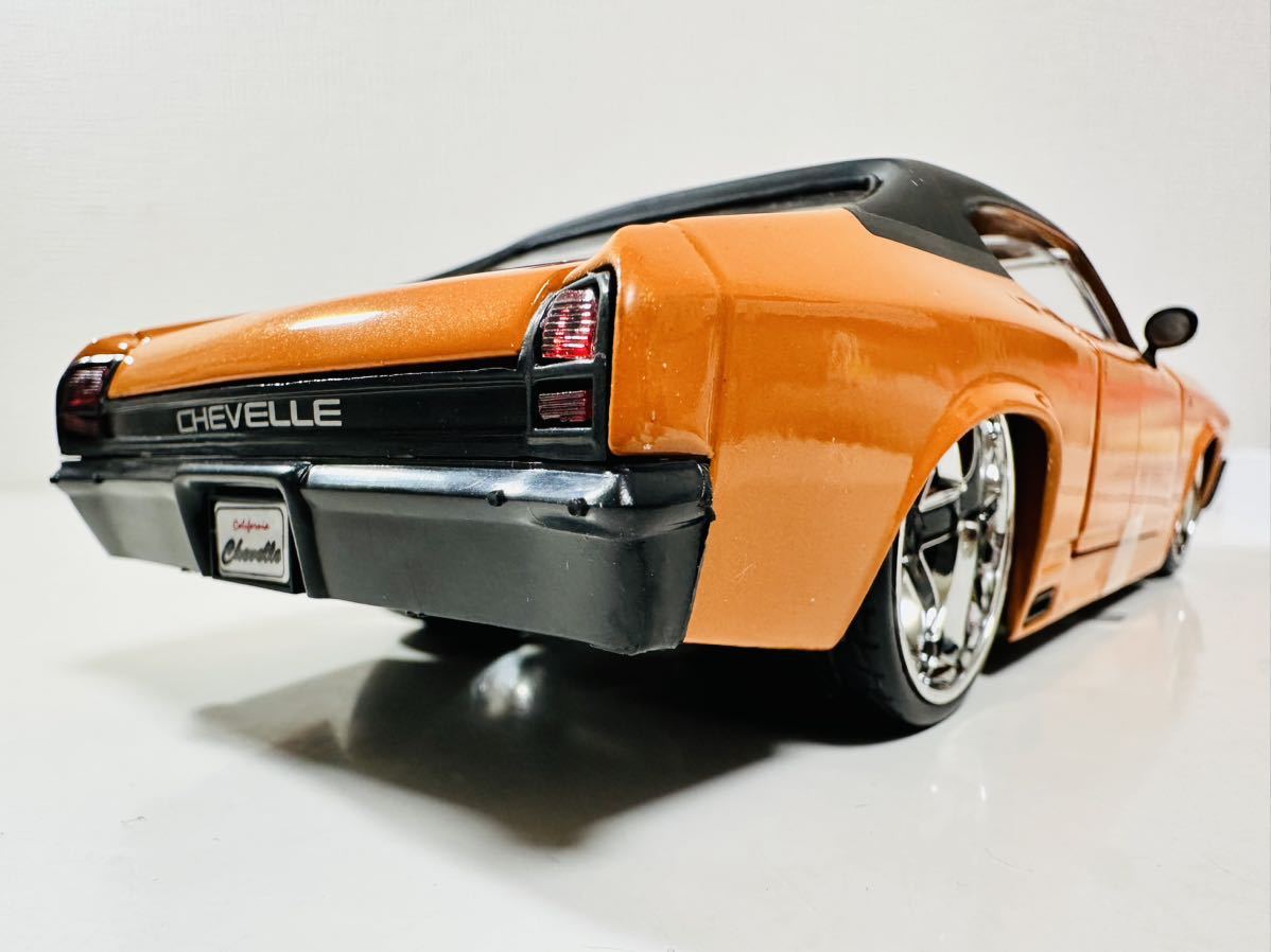 Jada JadaToys /\'69 Chevy Chevrolet Chevelle Djebel SS Lowrider Lowrider Hotrod hot rod Sleds red 1/24 out of print 