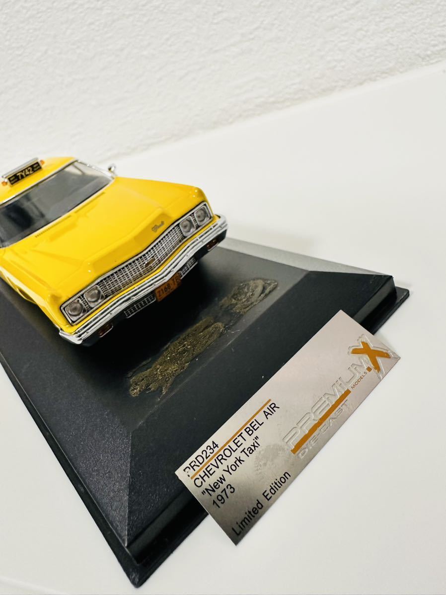 PremiumプレミアムX/'73 Chevyシボレー Belairベルエア YellowCabイエローキャブ 1/43 絶版_画像6