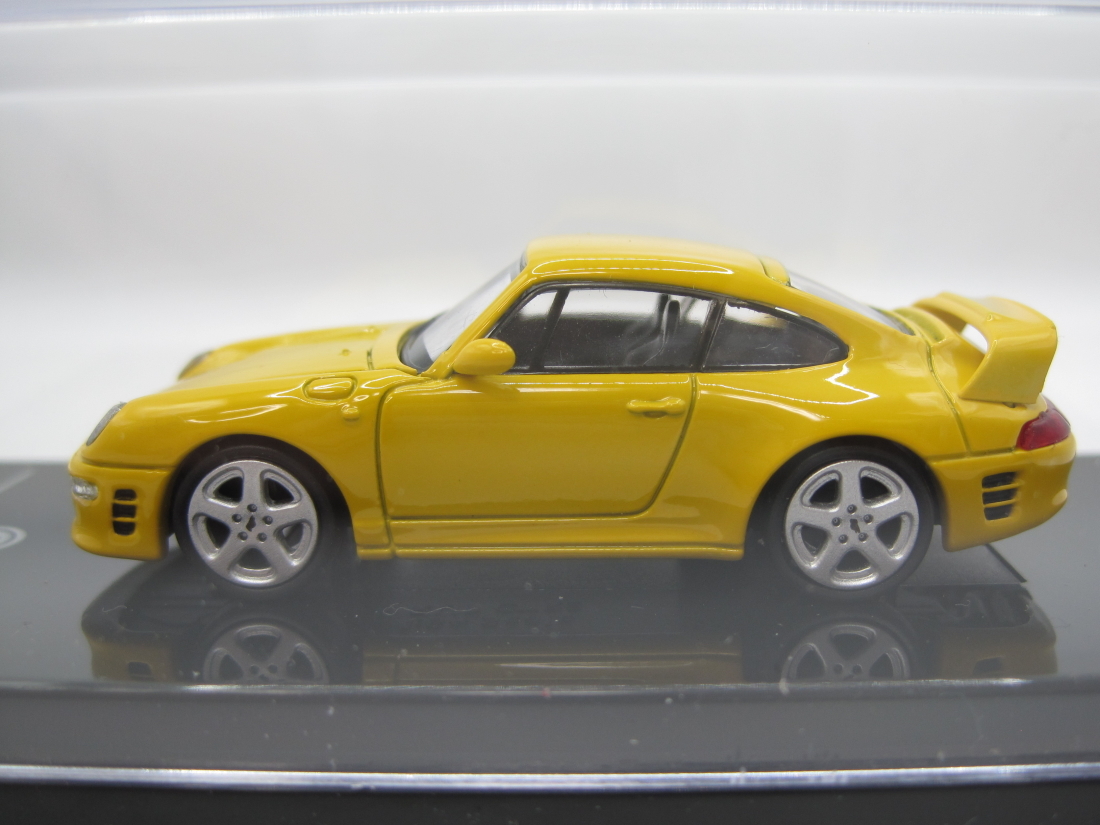 【気軽に楽しむ大人のインテリア】PARAGON PORSCHE Ruf CTR2 左ハンドル/Yellow-1/64-夢 ノスタルジー 蘇る☆未使用、未展示品☆即決有★彡の画像4