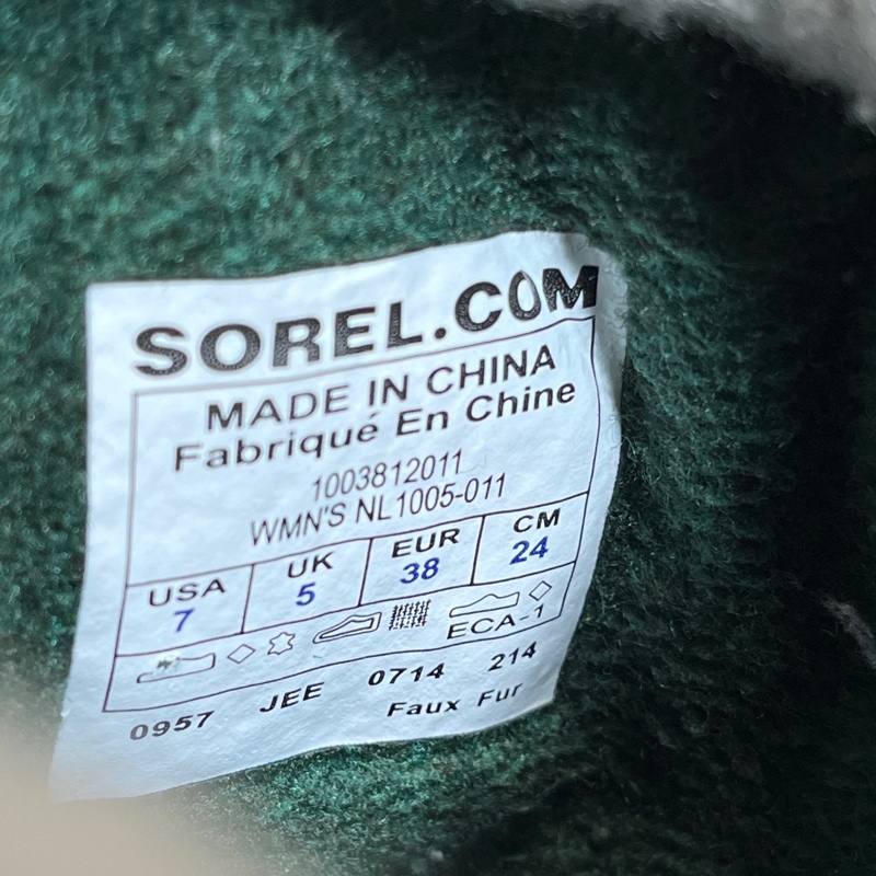 SOREL/ソレル/CARIBOU WATERPROOF/カリブー ウォータープルーフ/防水ヌバック×ラバーコンビアッパー/ウィンターブーツ/24.0cm_画像8