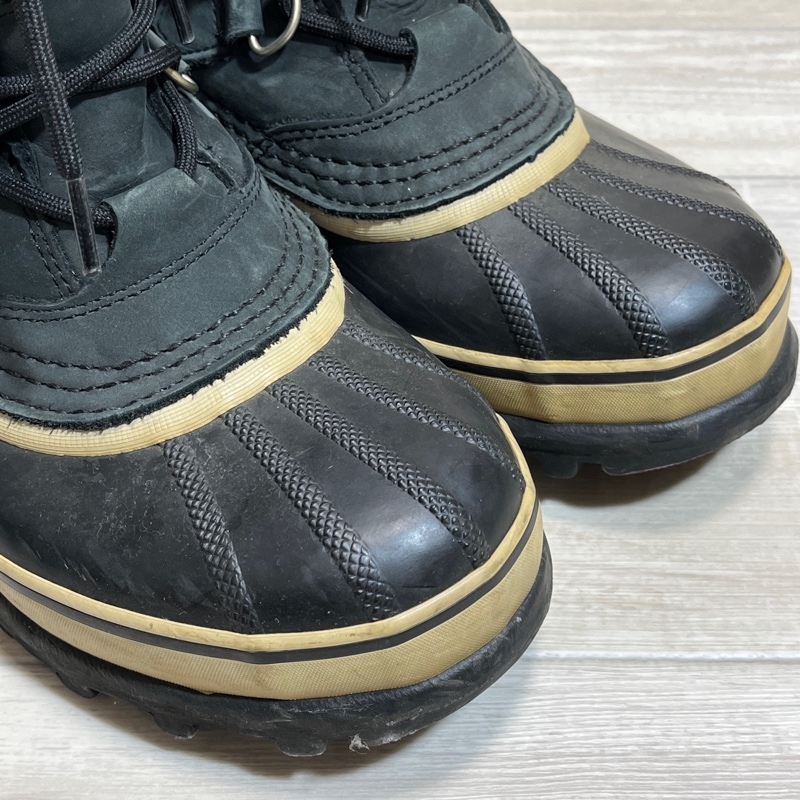 SOREL/ソレル/CARIBOU WATERPROOF/カリブー ウォータープルーフ/防水ヌバック×ラバーコンビアッパー/ウィンターブーツ/24.0cm_画像5