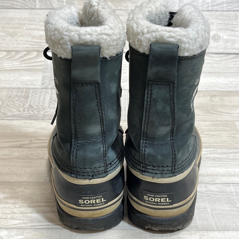 SOREL/ソレル/CARIBOU WATERPROOF/カリブー ウォータープルーフ/防水ヌバック×ラバーコンビアッパー/ウィンターブーツ/24.0cm_画像4