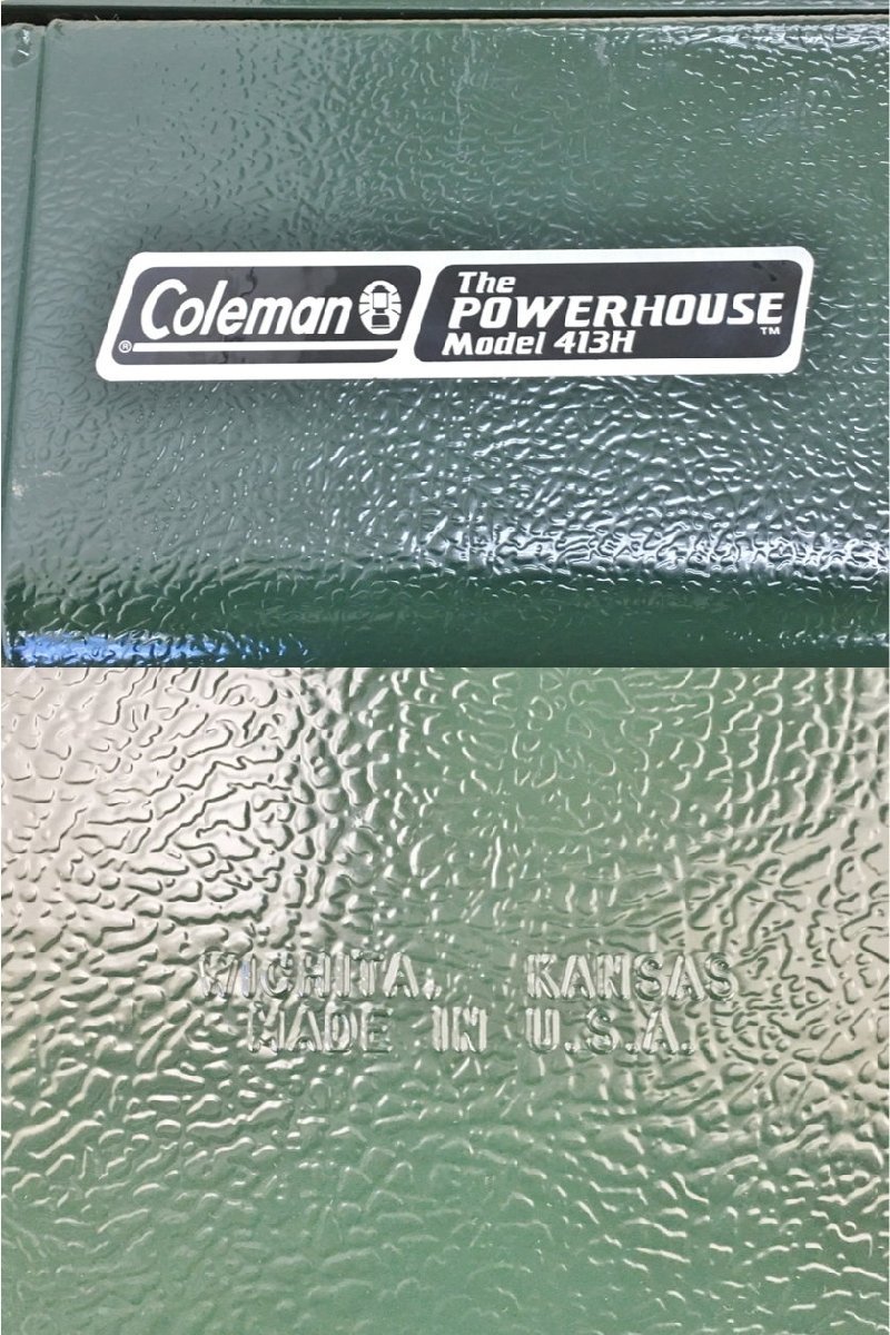 コールマン Coleman アウトドア用品 パワーハウス ツーバーナー 413H499J ガソリン燃料式 未使用 2211LR060_画像8