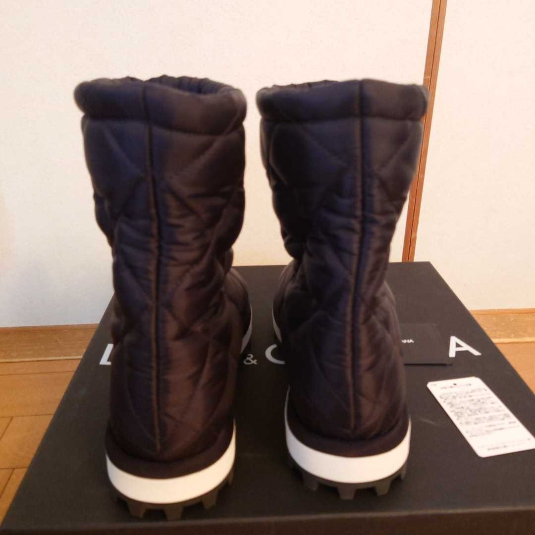 ドルチェ&ガッバーナ ショートブーツ ナイロン DGロゴ 37 未使用