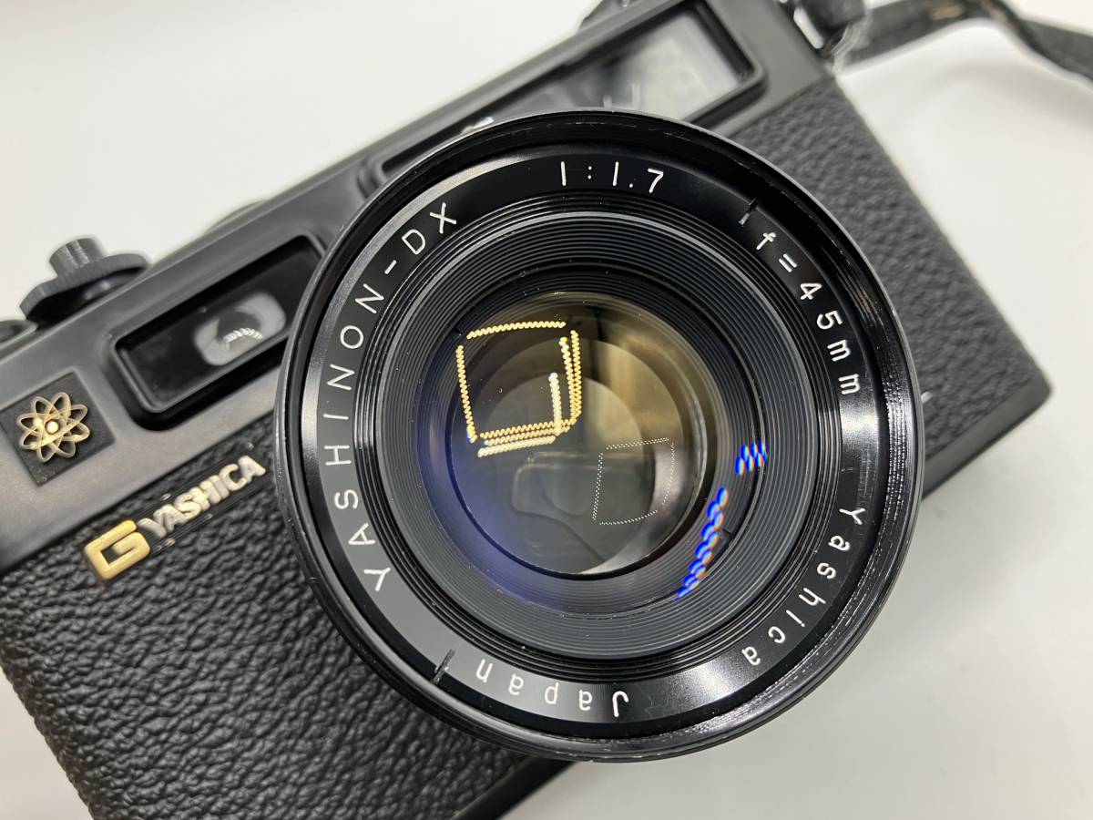 ★美品 動作確認済 ヤシカ YASHICA Electro 35 GT フィルムカメラ　シャッター切れ　変速　露出計作動 OK レンズ カビ クモリ無し_画像3