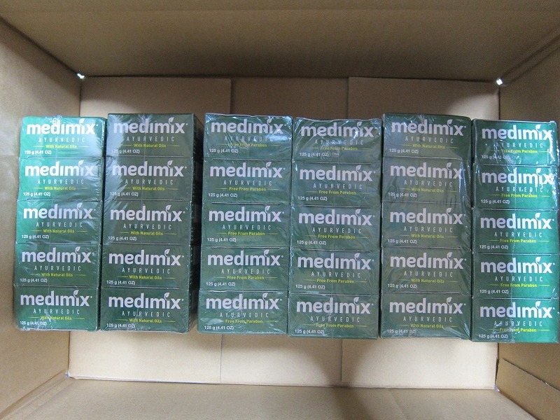 medimix アーユルヴェーダ石鹸 18種のハーブ 125g 30個セット(新品 