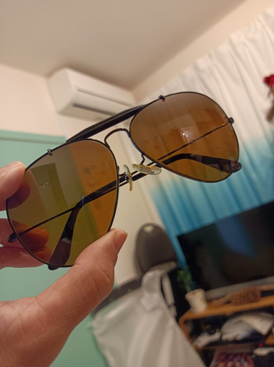 Ray-ban☆ヴィンテージレイバンBL時代・アメリカ製 USA ブラウン