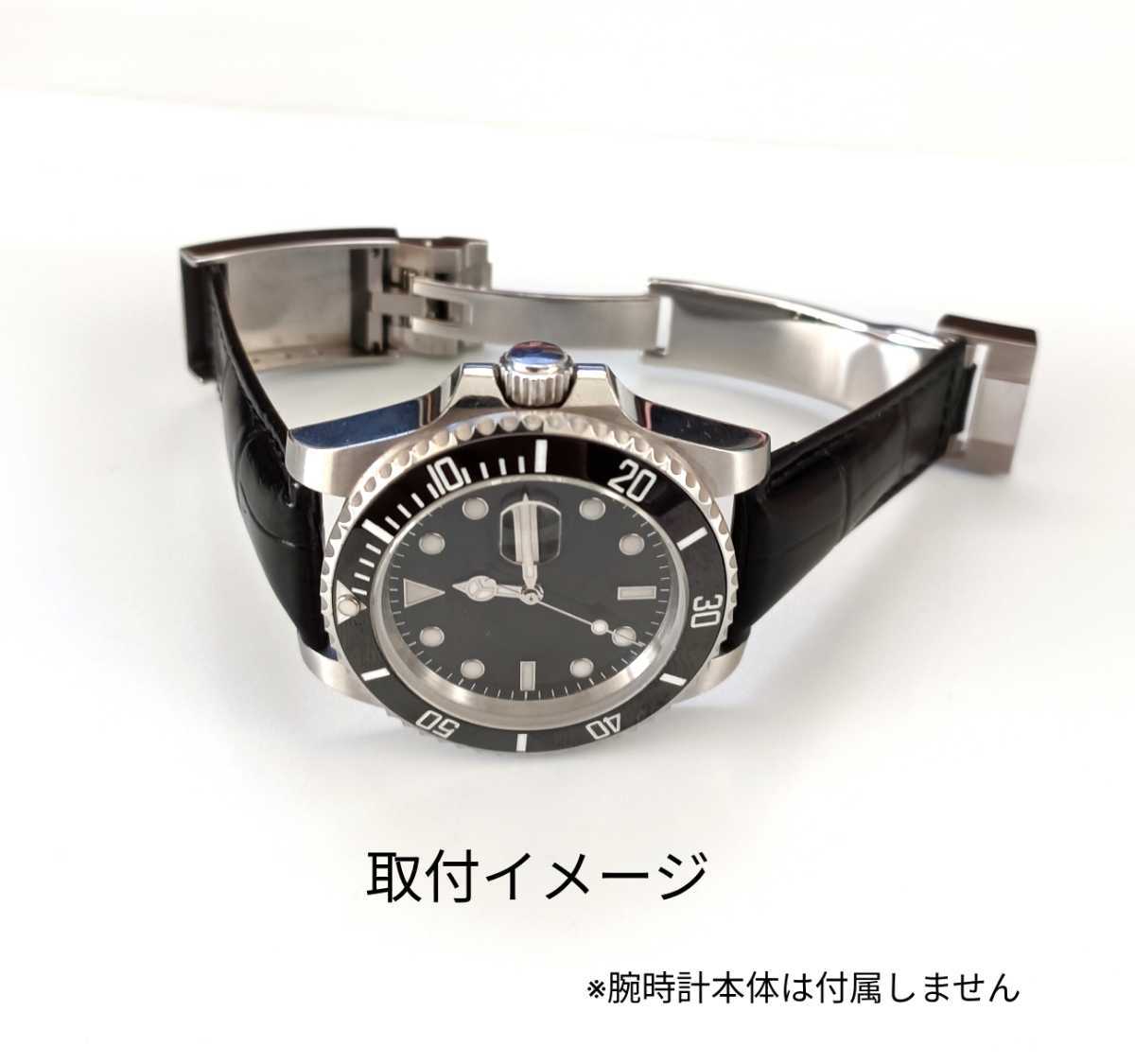品質のいい イタリアンカーフレザー 革ベルト Rolex 【対応