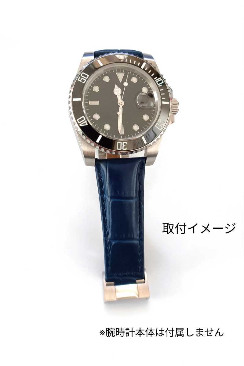 驚きの値段】 イタリアンカーフレザー 革ベルト Rolex 【対応