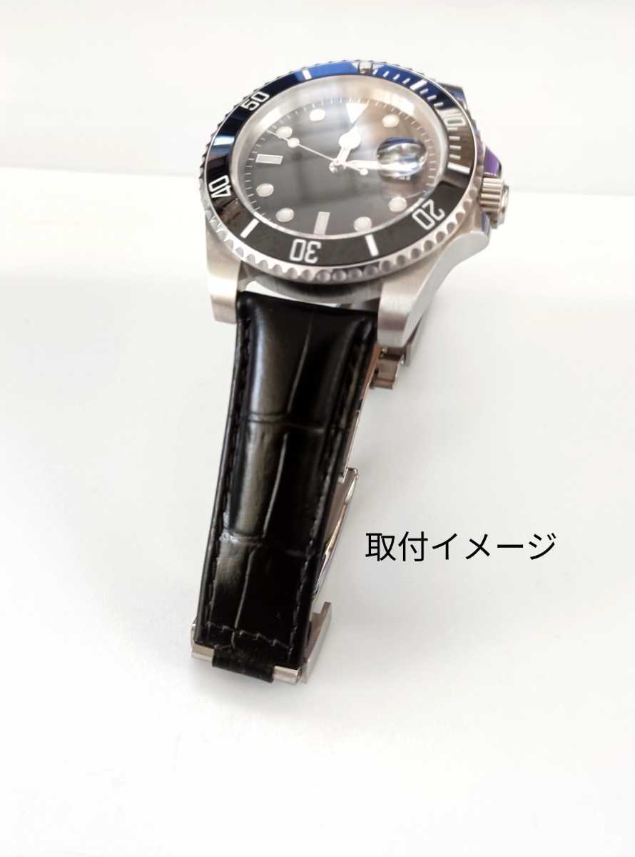 品質のいい イタリアンカーフレザー 革ベルト Rolex 【対応
