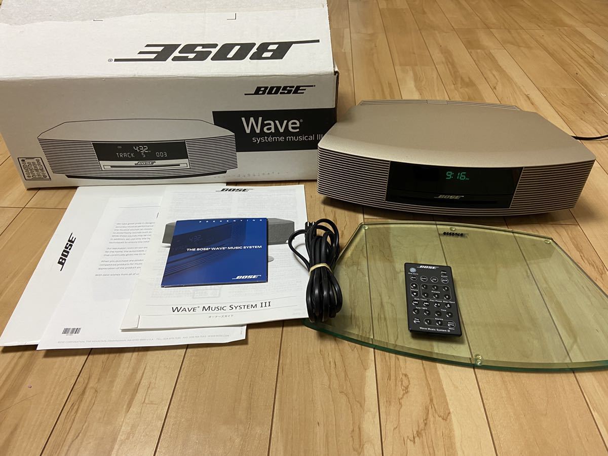 Bose Wave music system III パーソナルオーディオシステム ボーズ ウェーブ ミュージック システム3 台座 元箱