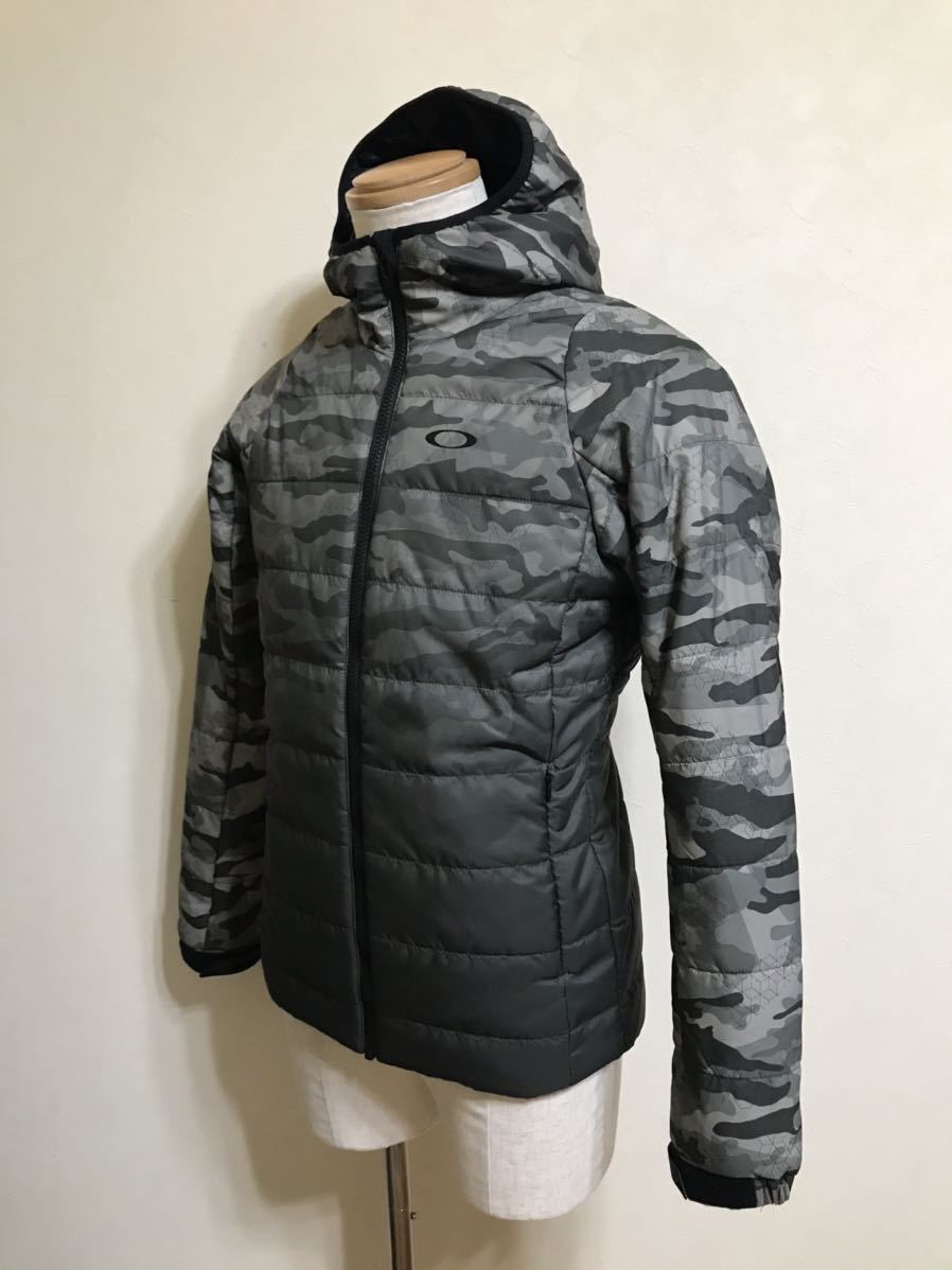 【新品】 OAKLEY ENHANCE INSULATION QUILTING JACKET オークリー 中わた ジャケット ジップパーカ トップス 日本サイズS 長袖 カモフラ柄_画像6