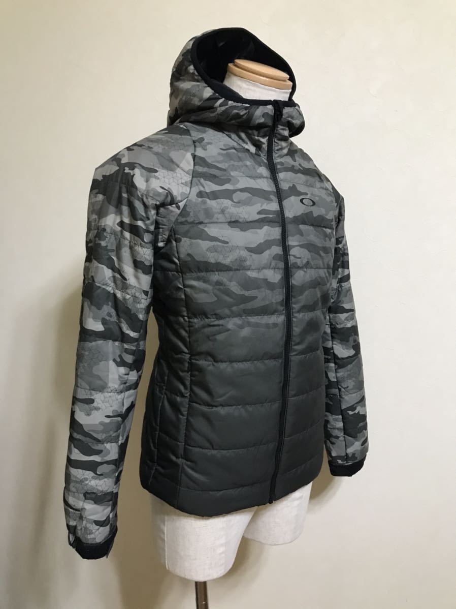 【新品】 OAKLEY ENHANCE INSULATION QUILTING JACKET オークリー 中わた ジャケット ジップパーカ トップス 日本サイズS 長袖 カモフラ柄_画像8