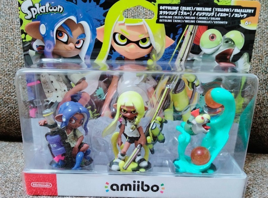 専用】スプラトゥーンamiibo トリプルセット 6個-