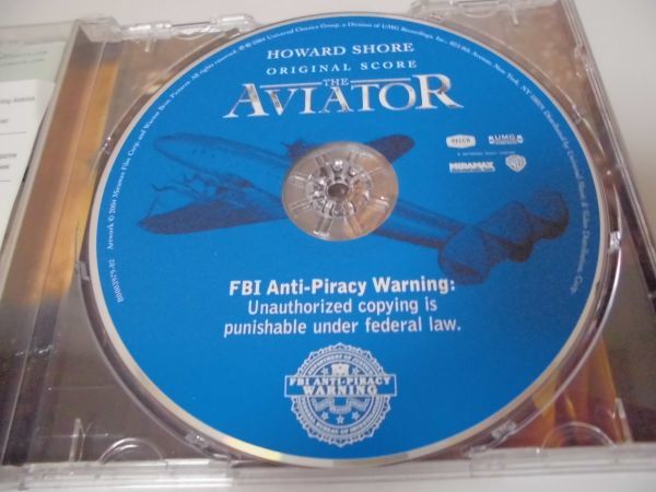 ◆aviator◇CD◆HOWARD SCORE◇アビエーター◆サントラの画像4