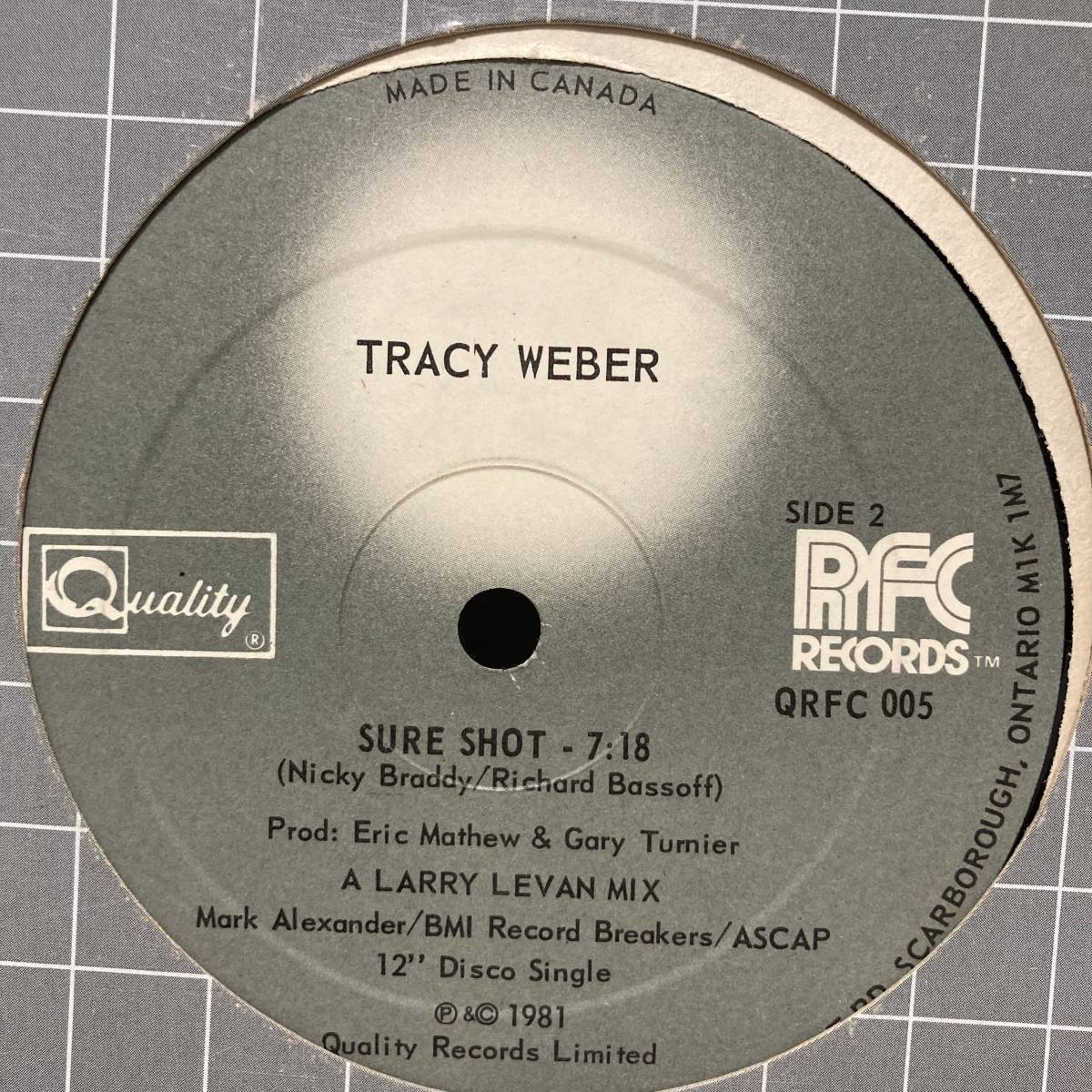 Tracy Weber - Sure Shot 12 INCH_画像2