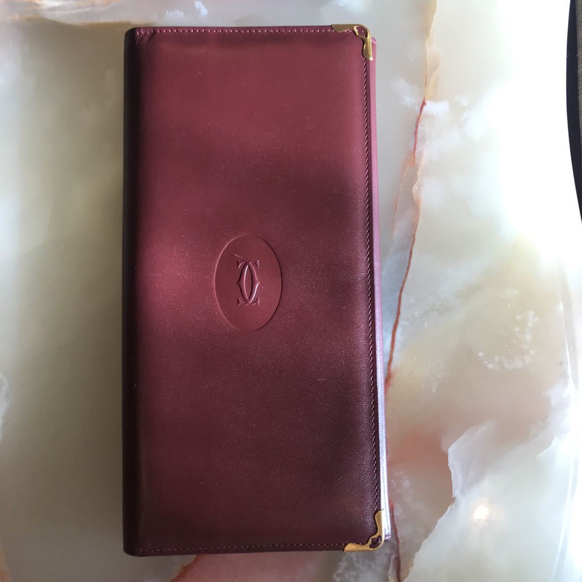 Cartier カルティエ 二つ折り 長財布 ボルドー - shop.abacchus.fr