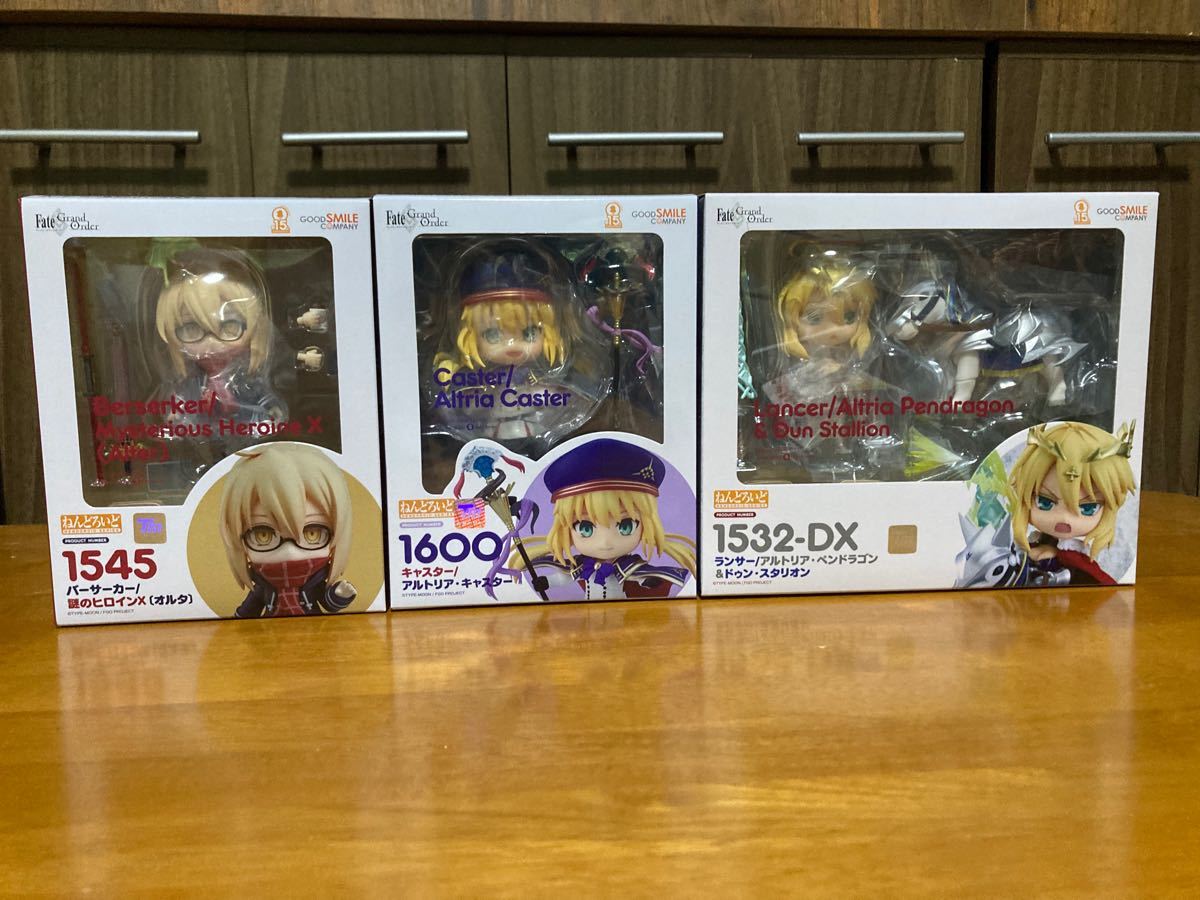 ねんどろいど キャスター/アルトリア ランサー/アルトリア バーサーカー/謎のヒロインX Fate/Grand Order