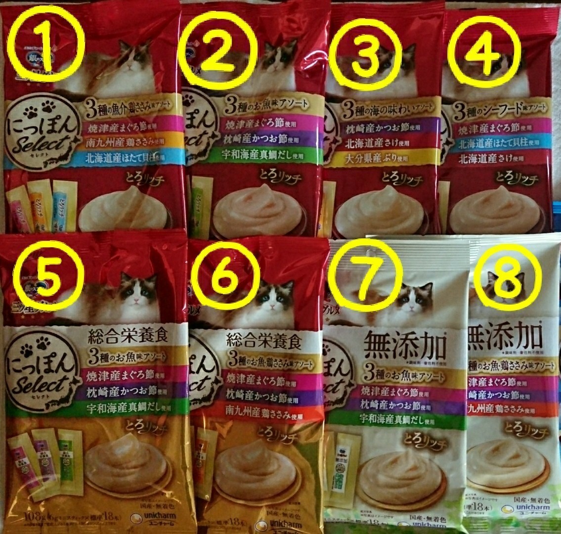 未使用品 銀のスプーン三ツ星グルメとろリッチ総合栄養食 2種6袋 猫