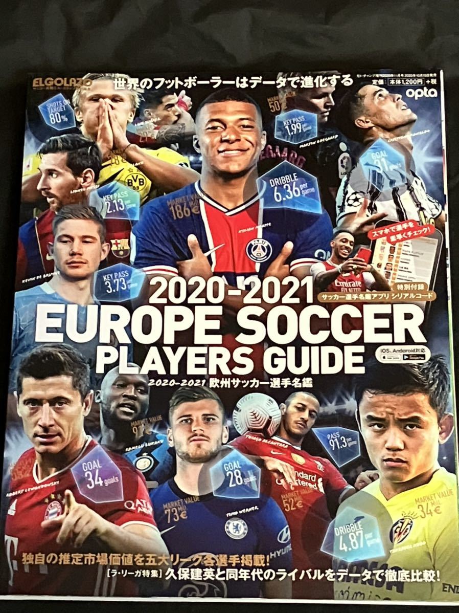 「2020 - 2021 欧州 サッカー 選手名鑑」サッカー新聞エル・ゴラッソ_画像1