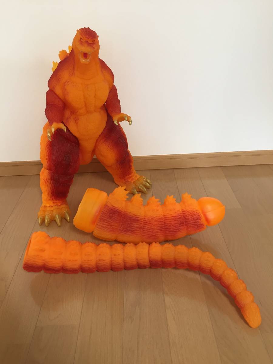 にてご 【年代物︎激レア】ゴジラ特大ソフビフィギュア / 94年,愛蔵版