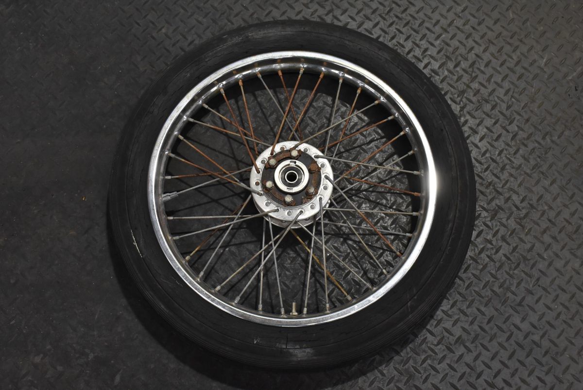 当時物 純正 GS400 フロントホイール 0144 検) GS400 GS400E GS400L
