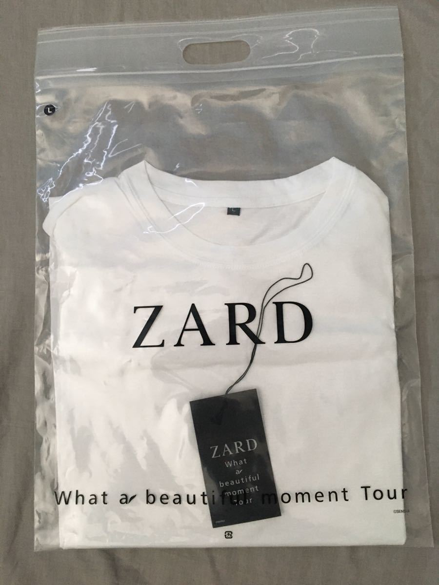 ZARD What a beautiful moment ツアーTシャツ メンズLサイズ ZARD What a beautiful moment ツアーTシャツ メンズLサイズ