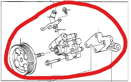 一式セット 純正未使用 トヨタ セルシオ 30後期 UCF31 ベーンポンプ 00567-1_画像2