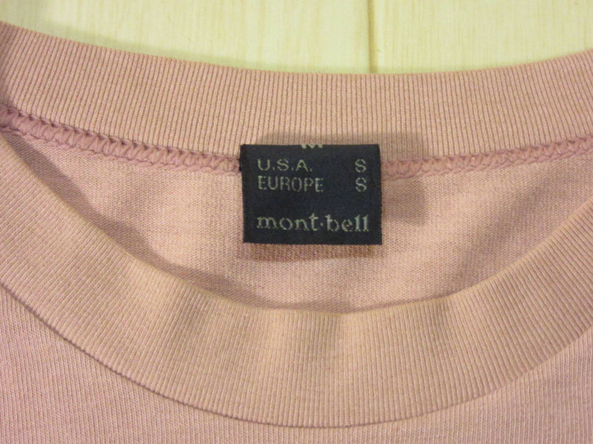 F3【　montbell　モンベル　Tシャツ　サイズ　M　】送料無料_画像5