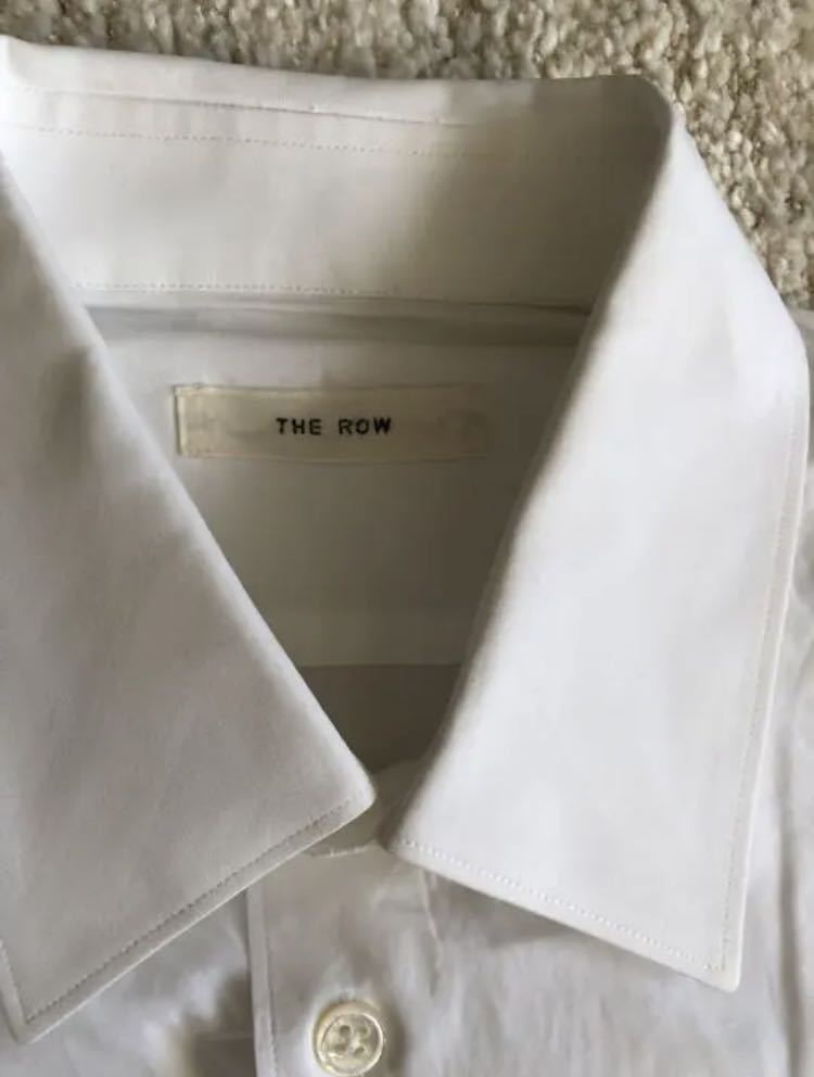 【美品】THE ROW メンズ 白シャツ 15.5 ホワイト シャツ Mサイズ_画像2