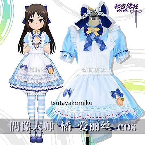 高品質 新作 アイドルマスター 橘ありす コスプレ衣装 風 靴とウィッグ 別売り