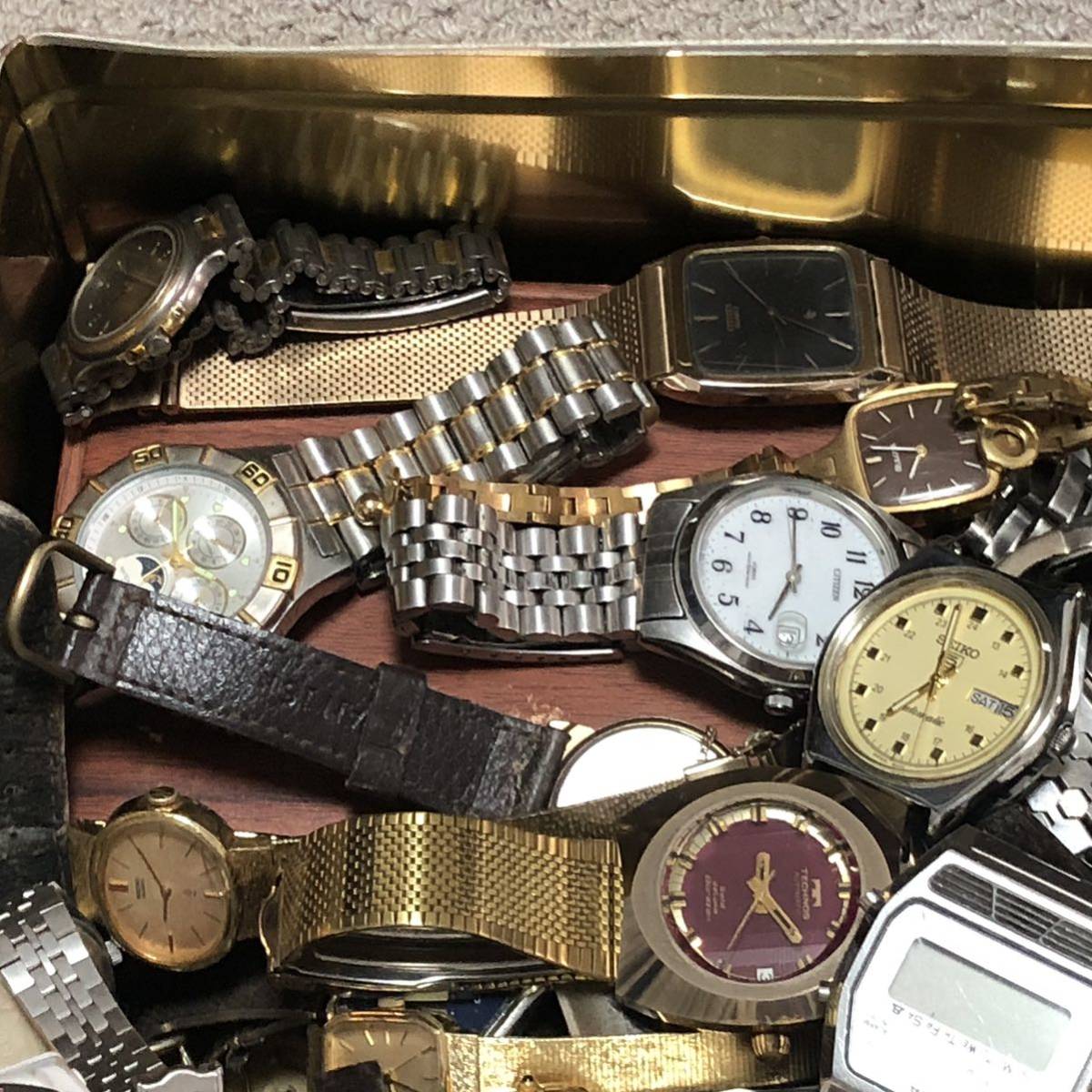 ロンジン、SEIKOなど含む腕時計、懐中時計大量セット100個 ジャンク品