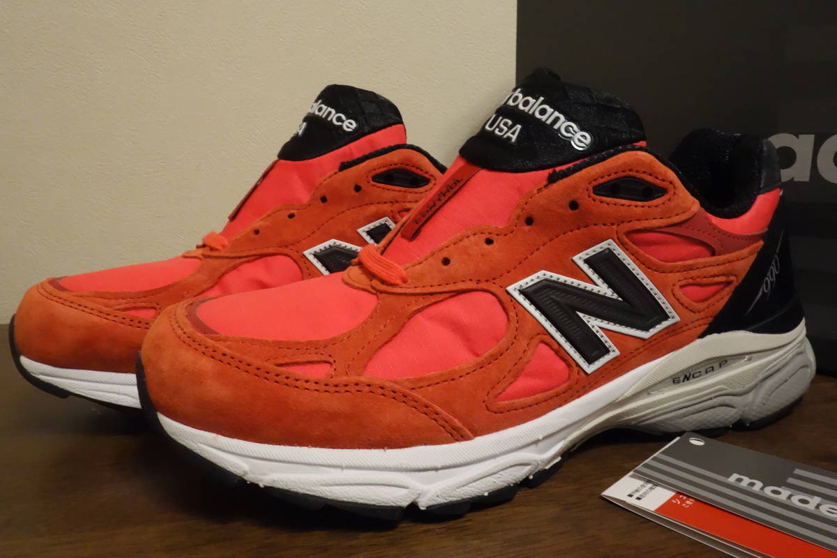 古典 新品未使用 New Balance M990 PL3 26cm 赤 USA 576 990 991 992