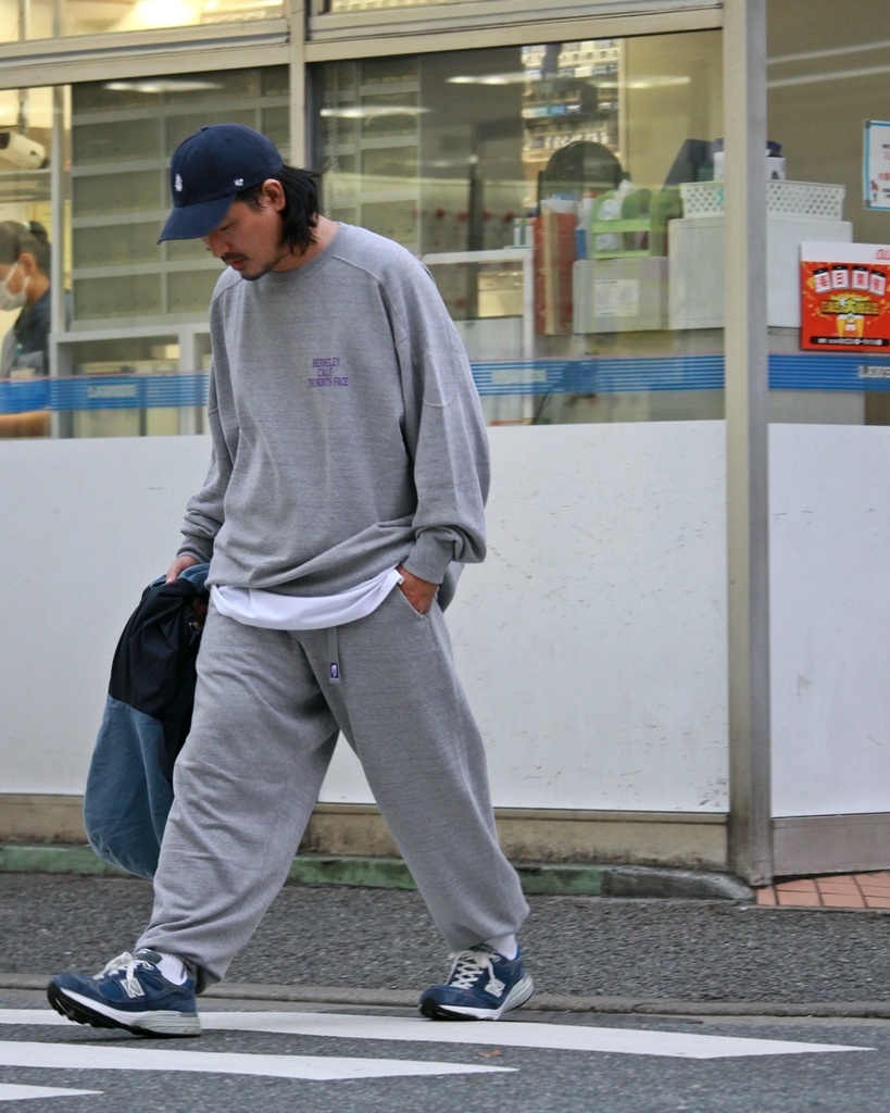 試着のみ新品 ノースフェイスパープルレーベル NORTHFACE PURPLE LABEL NANAMICA ナナミカ スウェット トレーナー NT6250N