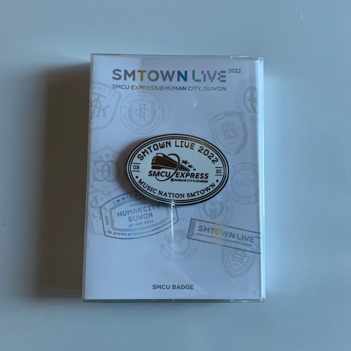 SMT SMCU SMTOWN MD  チソン　BADGE バッジ　トレカ