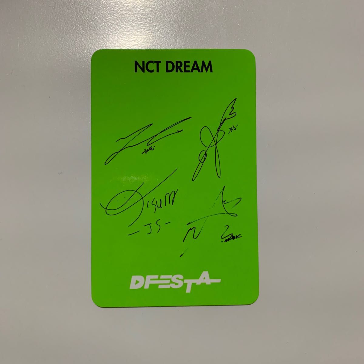 DICON DFESTA マーク ロンジュン ジェミン チソン トレカ