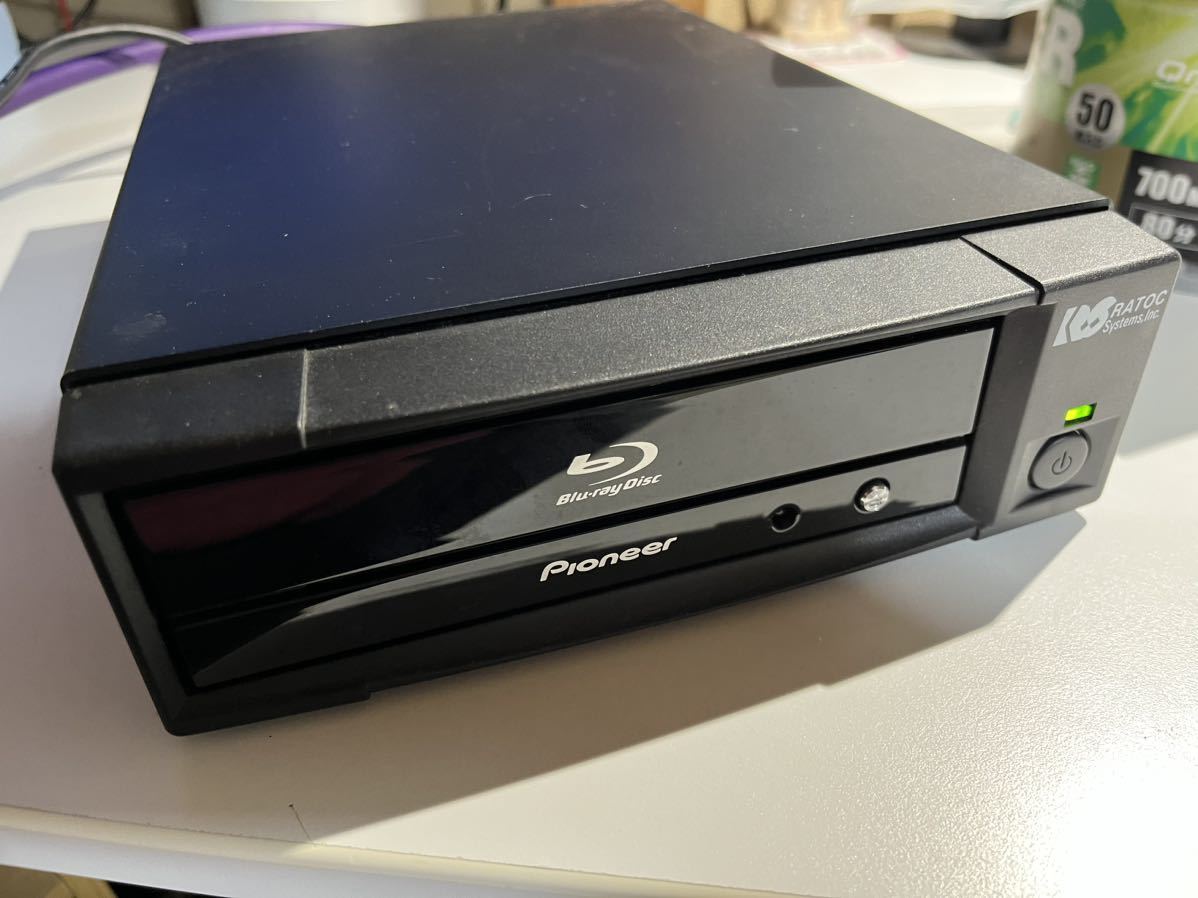 Pioneer パイオニア Ultra HD Blu-ray再生対応 M-DISK対応 BD-R 16倍速書込み 特殊塗装ブラック筐体 BD/DVD 使用わずか BDR-S12J-X_画像4