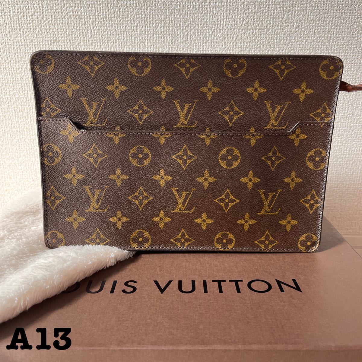 LOUIS VUITTON モノグラム ポシェットオム M51795 クラッチ メンズ