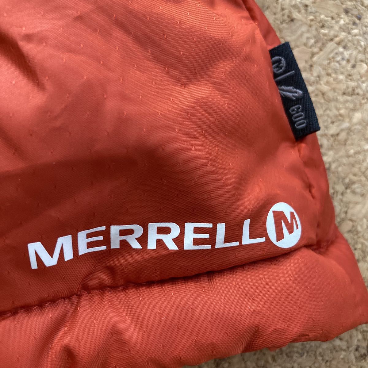 MERRELL　メレル ダウンジャケット Sサイズ レディース　オレンジ　登山　トレッキング　キャンプ　アウトドア　