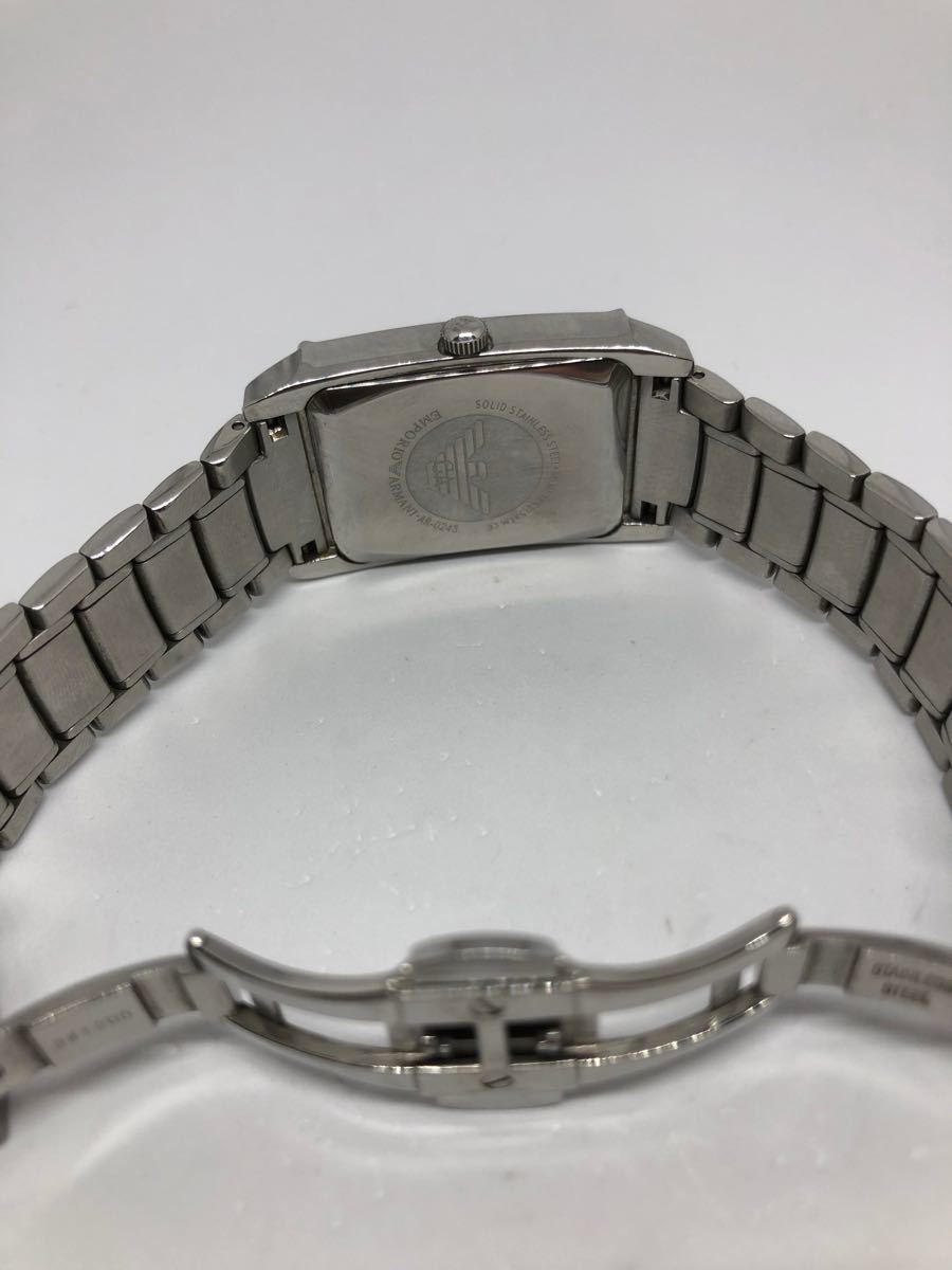 EMPORIO  ARMANI エンポリオアルマーニ ☆AR-0243 スモセコQZ  メンズ腕時計　　◎只今特別価格出品中◎