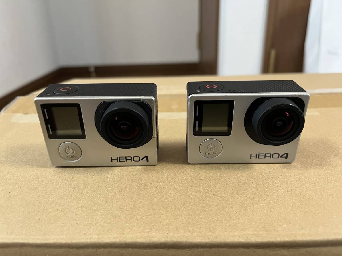 逆輸入 GoPro ウェアラブルカメラ HERO4 SILVER まとめ売り3台 - www