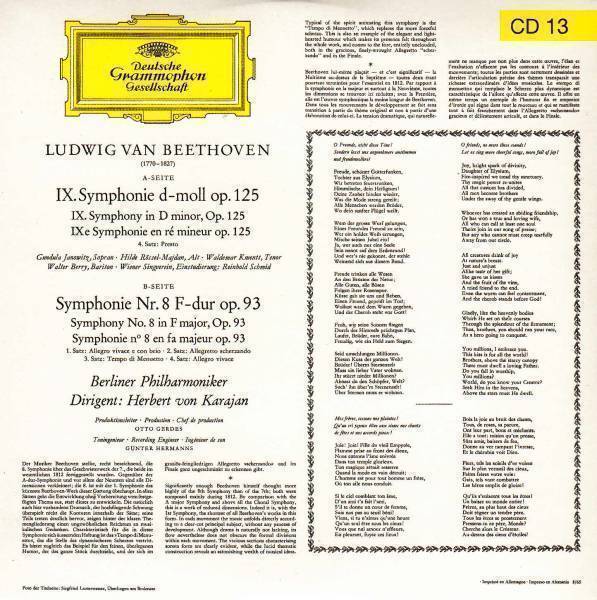 [2CD/DG]ベートーヴェン:交響曲第9番/G.ヤノヴィッツ(s)&H.R-マイダン(a)他&H.v.カラヤン&ベルリン・フィルハーモニー管弦楽団 1962他_画像3
