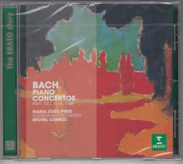 [CD/Erato]バッハ:ピアノ協奏曲第1,4&5番/M.J.ピリス(p)&M.コルボ&グルベンキアン管弦楽団 1974_画像1